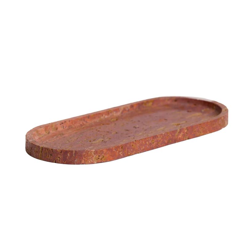 NED Collections Line Tray - Burnt Travertine image number 0